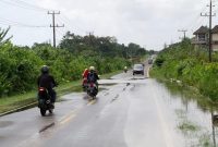 Air Pasang Rendam Ruas Jalan Pangkalpinang – Bangka