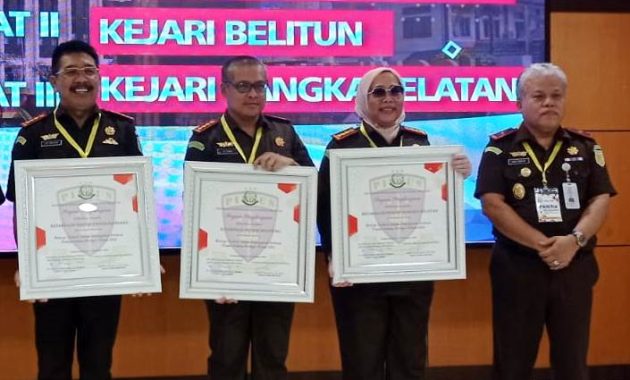 Kejari Bangka Selatan Borong 4 Penghargaan