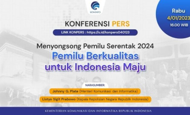 Sinergitas Kemenkominfo dan Polri Berantas Gelombang Hoaks Jelang Pemilu 2024