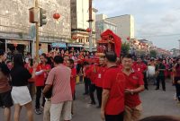 Masyarakat Tionghoa Parittiga Gelar Cap Go Meh Selama 2 Malam