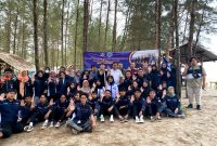 Pantai Tamberan Dipilih Mahasiswa SI ISB Atma Luhur Gelar Pelantikan