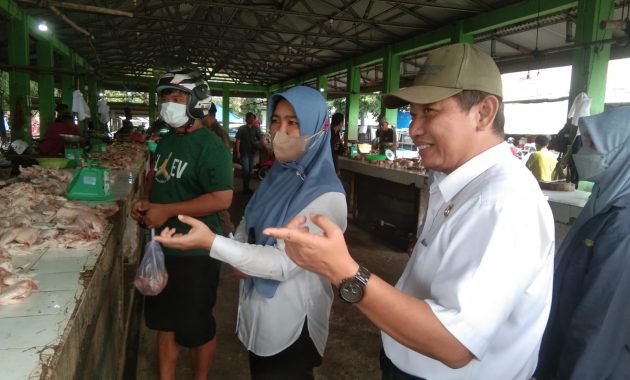 Satgas Pangan Sidak Pasar, Pedagang Ayam Keluhkan Omzet Turun