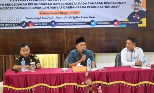 Bawaslu Basel Gelar Rakor Penanganan Pelanggaran Pemilu