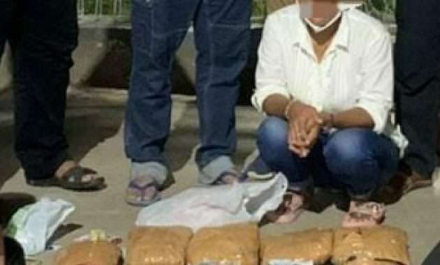 Bawa Ganja 7,5 Kg, Wanita Asal Sumbar Diamankan BNN Babel