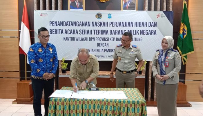 BPN Babel Hibah Tanah ke Pemkot Pangkalpinang