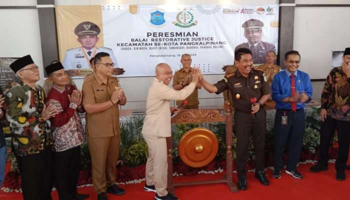 Molen dan Kejari Pangkalpinang Resmikan Balai Restorative Justice