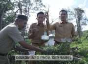 Lahan Semak Kantor Gubernur Babel Ditanami Sayur