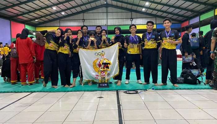 Pesilat KONI Babar Gondol Juara Umum Kejurnas Pencak Silat Sriwijaya Championship