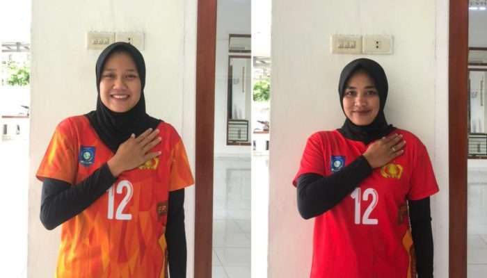 2 Mahasiswi Cantik Ini Perkuat Tim Voli Putri Babel yang Lolos ke 16 Besar