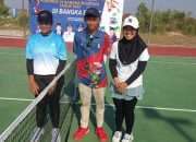 Tim Tenis Beregu Putri Kemas Kemenangan Setelah Libas Pangkalpinang