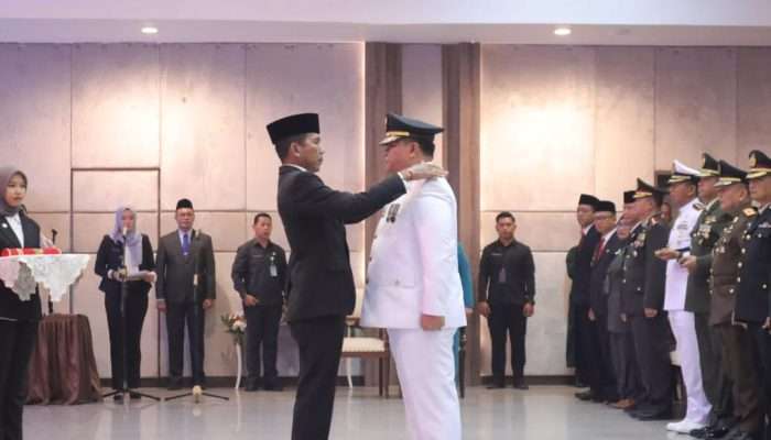 Suganda Lantik Muhammad Haris Jabat Pj Bupati Bangka