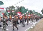 Pj Gubernur Lepas Peserta Kirab Bendera NU dan Merah Putih