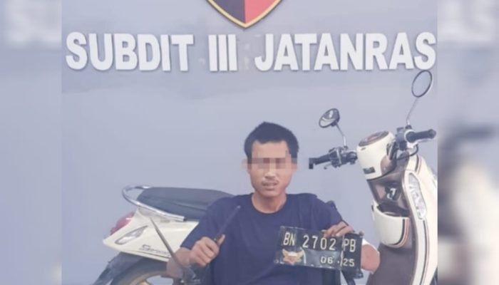 Pajang Motor Curian di Medsos, Pemuda Asal Lampung Dicokok Polisi