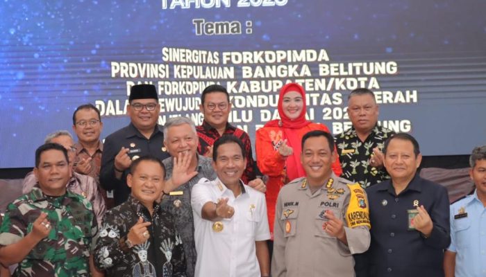 Forkopimda se – Babel Gelar Rakor Bahas Persiapan Hadapi Pemilu 2024