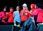 Event Kemilau Pesona Bangka Selatan 2023 Senam Zumba bersama Wabup