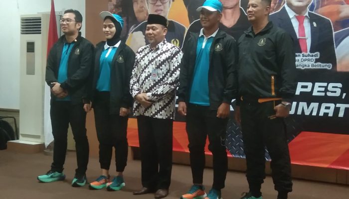 174 Atlet Babel Dilepas ke Porwil XI Riau, Bidik Target 3 Besar