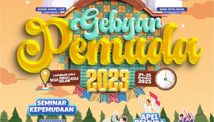 Kecamatan Sungaiselan dan Karang Taruna Gelar Gebyar Pemuda 2023