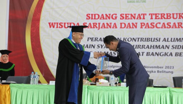 Suganda Sampaikan Orasi Ilmiah di Wisuda ke – 19 IAIN SAS Babel