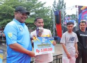 Diguyur Hujan, Ribuan Peserta Babel Run Antusias Kejar Finish