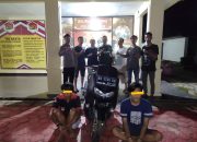 Belum 24 Jam, 2 Pelaku Curanmor di Parittiga Berhasil Diringkus Polisi