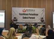 Bawaslu Bangka Tengah Gelar Pelatihan Saksi Parpol Pemilu 2024