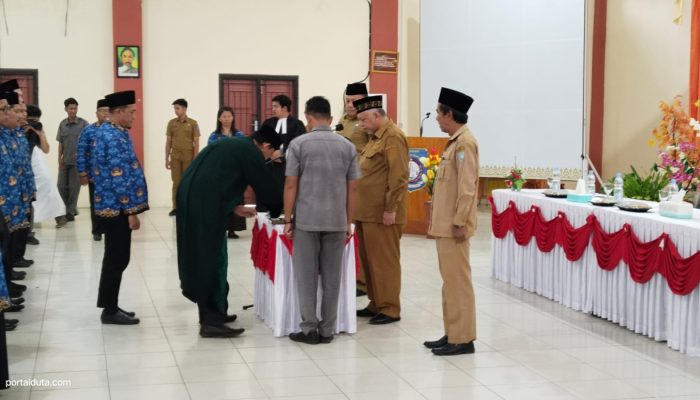 Bupati Bangka Barat Melantik 66 Kepala Sekolah