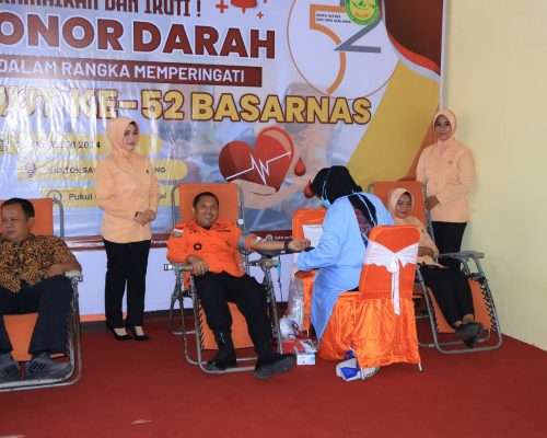 Kantor Pencarian dan Pertolongan Pangkalpinang Gelar Donor Darah