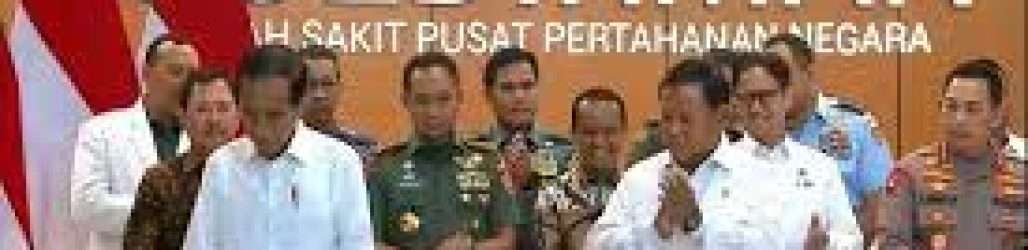 Prabowo Dampingi Jokowi Resmikan RSPPN Jenderal Soedirman