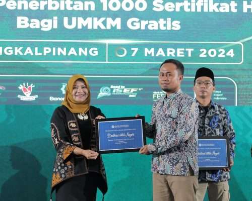 1.000 Pelaku UMKM Babel Terima Sertifikat Halal