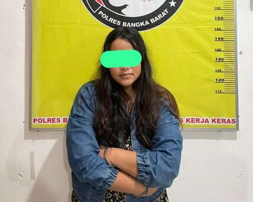 Si Cantik Bawa 11 Paket Sabu Diringkus Tim Hantu