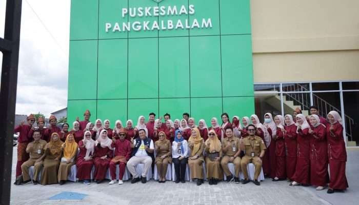 Gedung UPTD Puskesmas Pangkalbalam Diresmikan