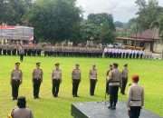 50 Personel Polres Bangka Naik Pangkat