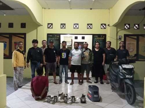 Polres Bangka Ringkus Pencuri Komponen Speedboat di Pelabuhan Dusun Tirus