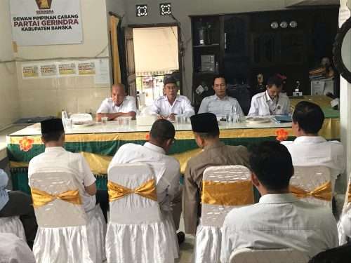 Gerindra Bangka Kumpulkan 14 Bakal Calon Bupati-Wakil Bupati, Siap Gelar Survei