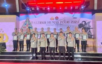 Humas Polda Babel Dapat Penghargaan di Rakernis Polri 2025
