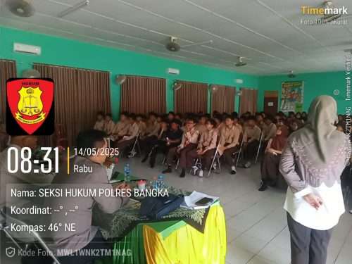 Polres Bangka Gencar Cegah Bullying di Sekolah