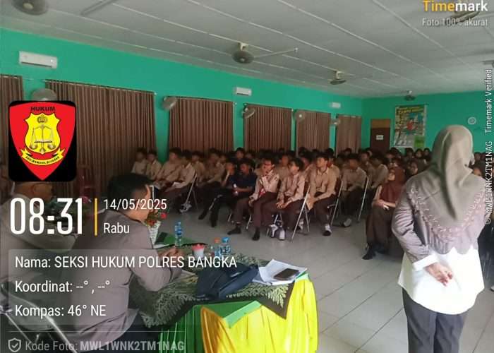 Polres Bangka Gencar Cegah Bullying di Sekolah