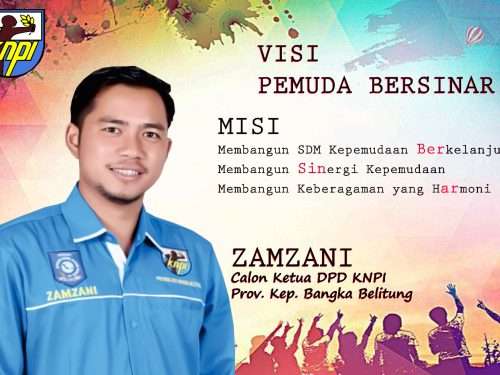 Bertarung di Musda KNPI Babel, Zamzami Usung Visi ‘Pemuda Bersinar’