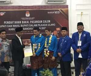 Resmi Daftar ke KPU Bangka, Naziarto-Usnen Tawarkan Perubahan untuk Masyarakat