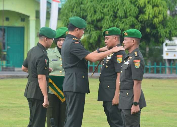 Danrem 045/Gaya Pimpin Sertijab Danyonif 147/KGJ, Letkol Aries Ika Satria Resmi Jabat Komandan Baru