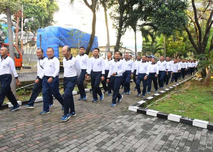 Olahraga Bareng Danlantamal III, Danlanal Babel Dapat Penghargaan