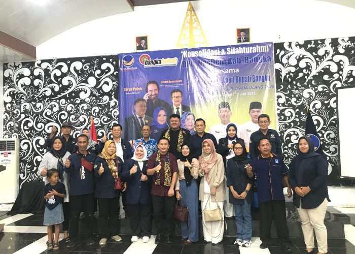 DPW NasDem Intruksikan Satukan Kekuatan, Menangkan Rato–Ramadian di Pilkada Bangka