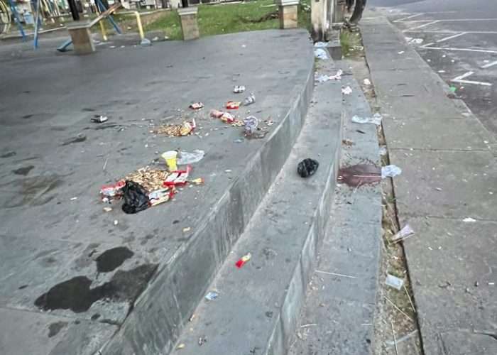 Miris! Taman Kota Sungailiat Kotor Lagi, AIPI Desak Perda Kebersihan