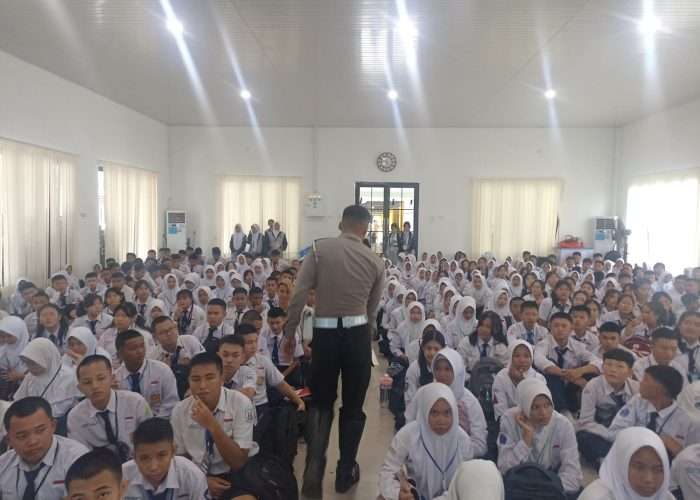 Satlantas Bangka Ajak Pelajar Jadi Pelopor Keselamatan
