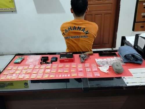 Polisi Bekuk Bandar Narkoba, Sita Ratusan Ekstasi dan Sabu