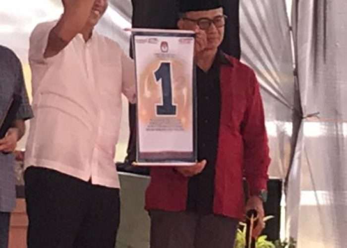Fery–Syahbudin Resmi Nomor 1, Ajak Pilkada Damai dan Santun”