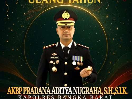 Ultah Kapolres Babar, Bupati hingga Warga Turut Ucapkan Selamat