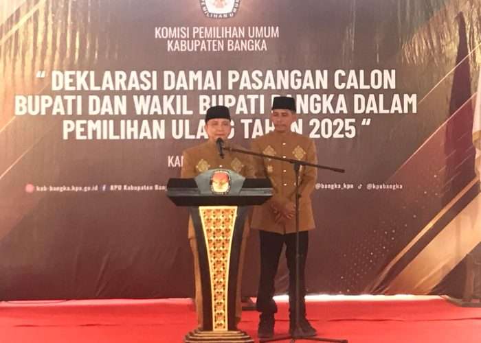 Usung Visi Bangka Maju,Aksan-Rustam Tawarkan 10 Program Unggulan