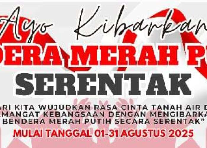 Kapolres Bangka Ajak Warga Kibarkan Bendera Merah Putih 