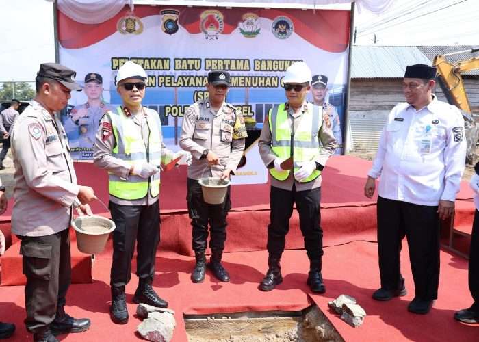 Dukung Program MBG, Kapolda Babel Groundbreaking SPPG Polri di Merawang